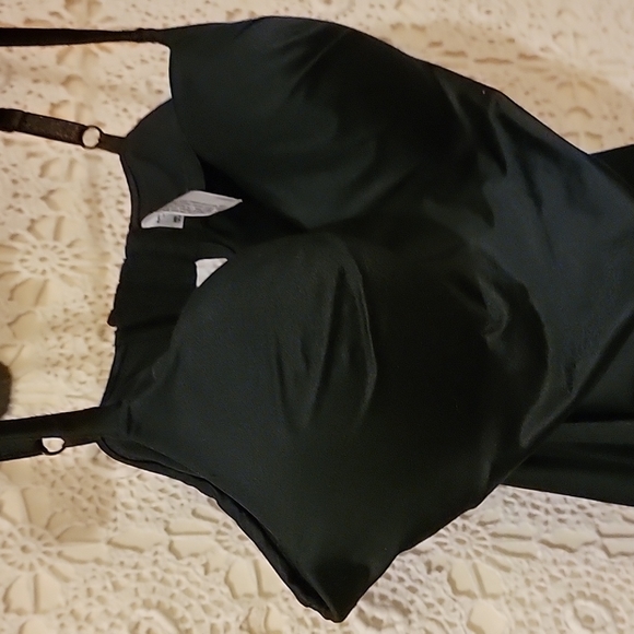 Woman's camisole, by luleh, size 36B, black with lace - Picture 2 of 8